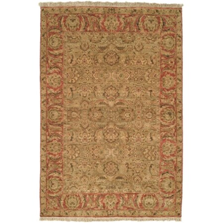 Safavieh Old World 2.5 ft. x 12 ft. Hand Knotted Runner Rug - Light Green-Rust OW115E-212